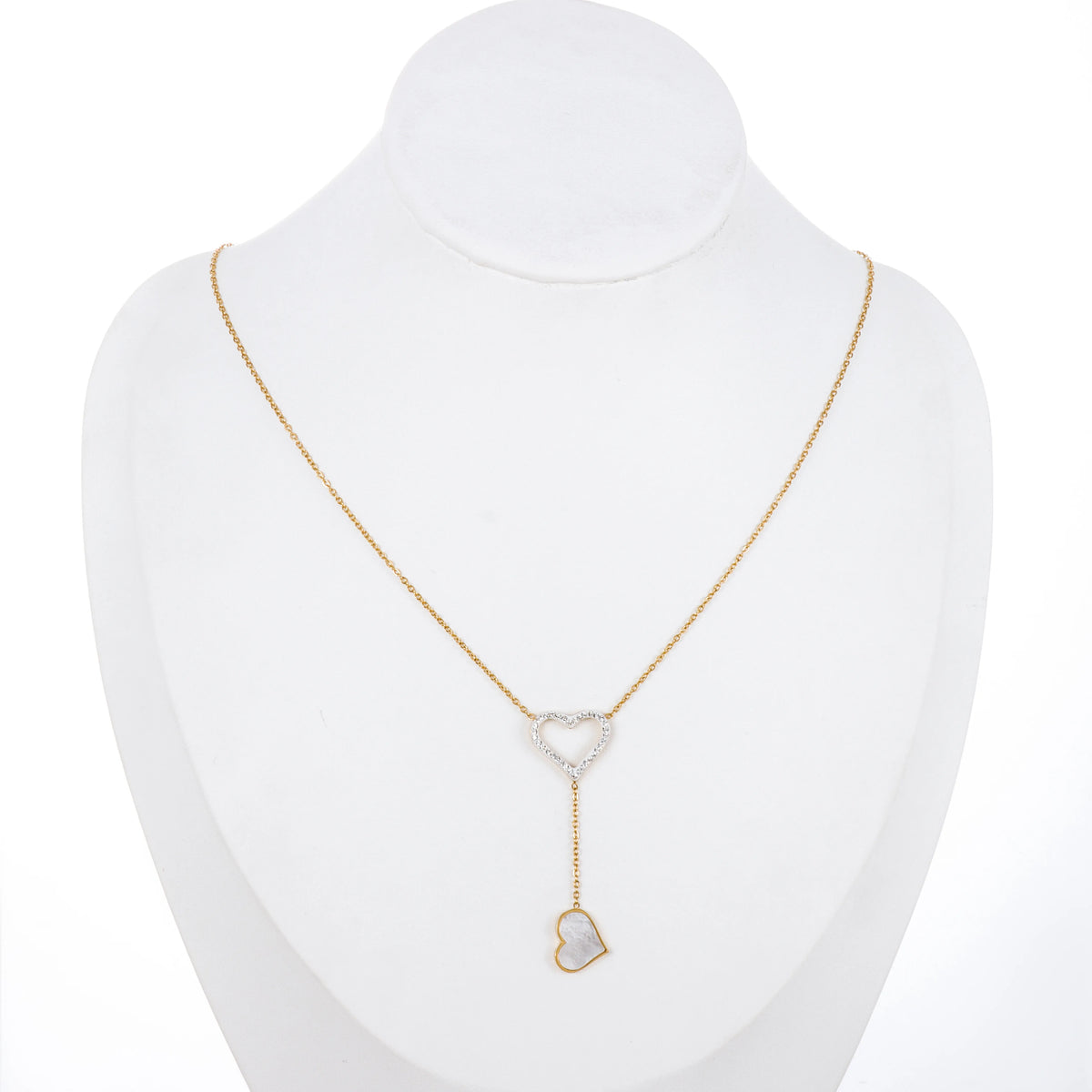 Dainty gold-tone layered necklace sets featuring delicate chains, pendants, and charms. Choose from multiple styles for an effortless stacked look.