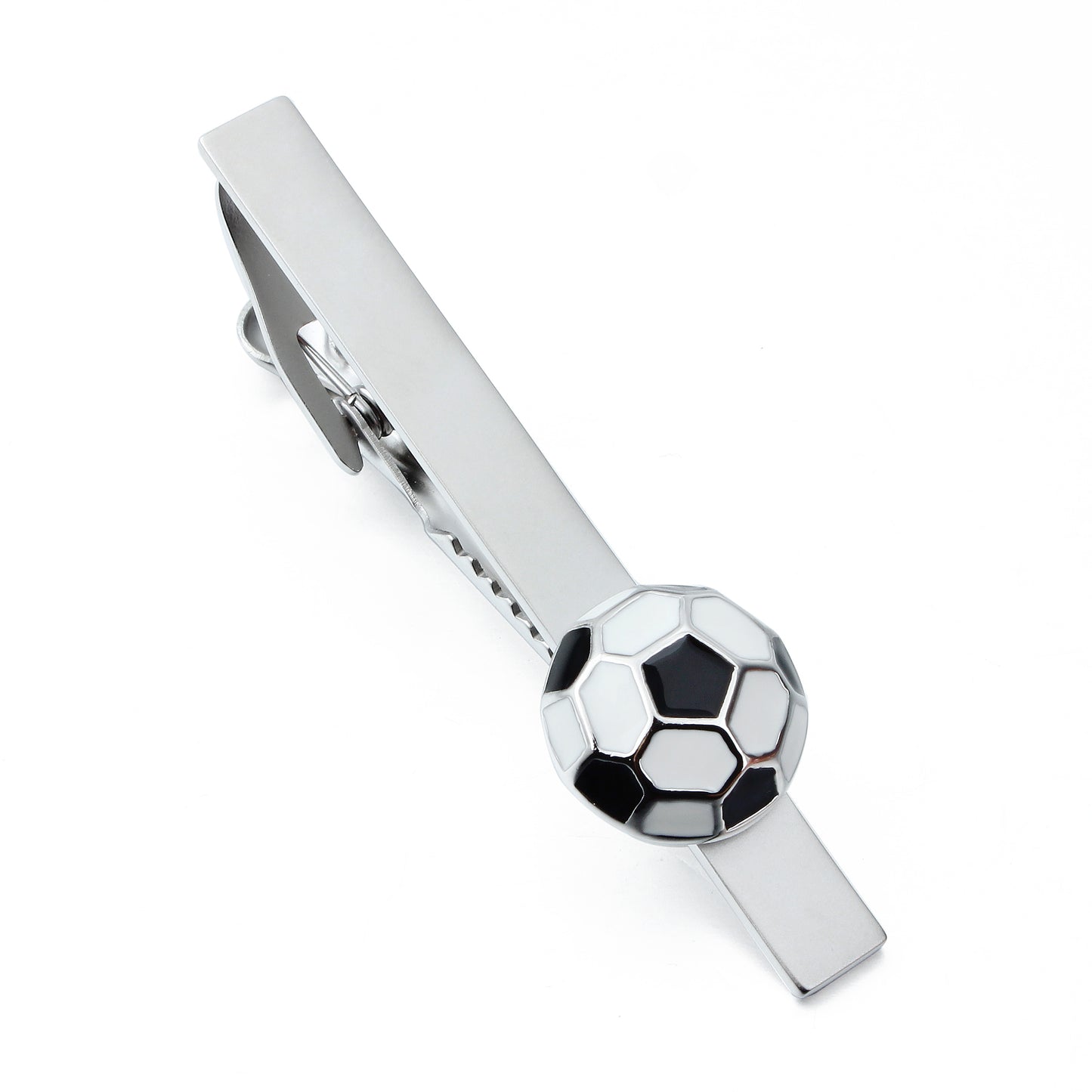 Soccer Ball Tie Clip Men Football Sports Necktie Bar Clip