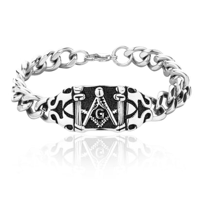 Masonic Stainless Steel Bracelet