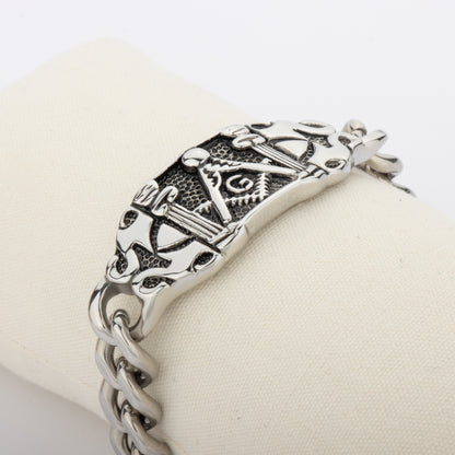 Masonic Stainless Steel Bracelet