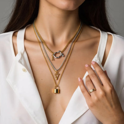 Detachable Layered Necklace Set | Multi-Strand