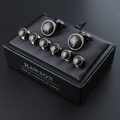 HAWSON Cufflinks and Studs Sets for Men