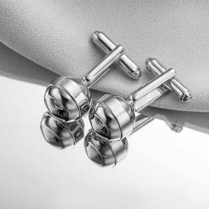 HAWSON Mental Cufflinks and Studs Set for Men