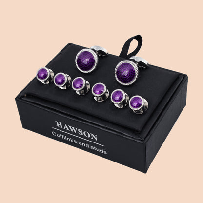 HAWSON Cufflinks and Studs Sets for Men