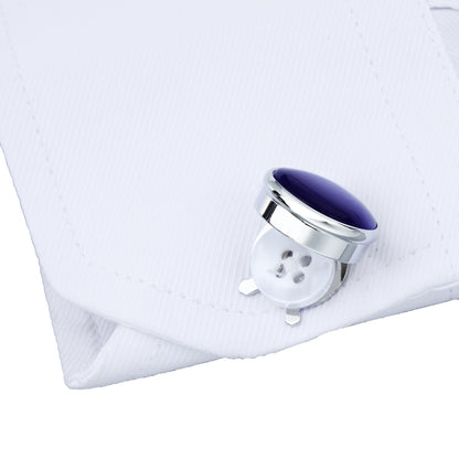 HAWSON Button Cover Cufflinks for Men