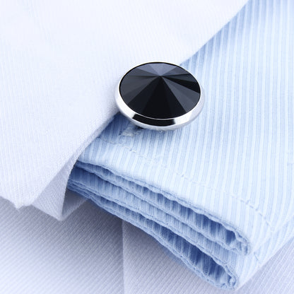 HAWSON Swarovski Crystal Cufflinks and Studs Set