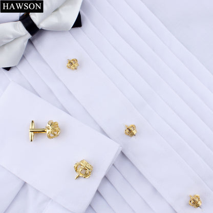 HAWSON Novelty Crown Cufflinks for Men
