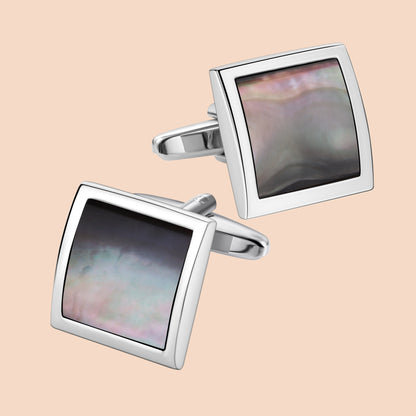 HAWSON Elegnat Gray Mother of Pearl Cufflinks