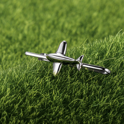 HAWSON 2 inch Novelty Airplane Tie Clip for Men