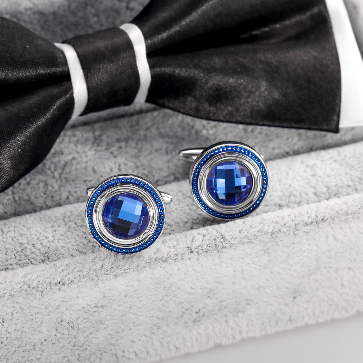 HAWOSN Cufflinks and Studs Set for Men