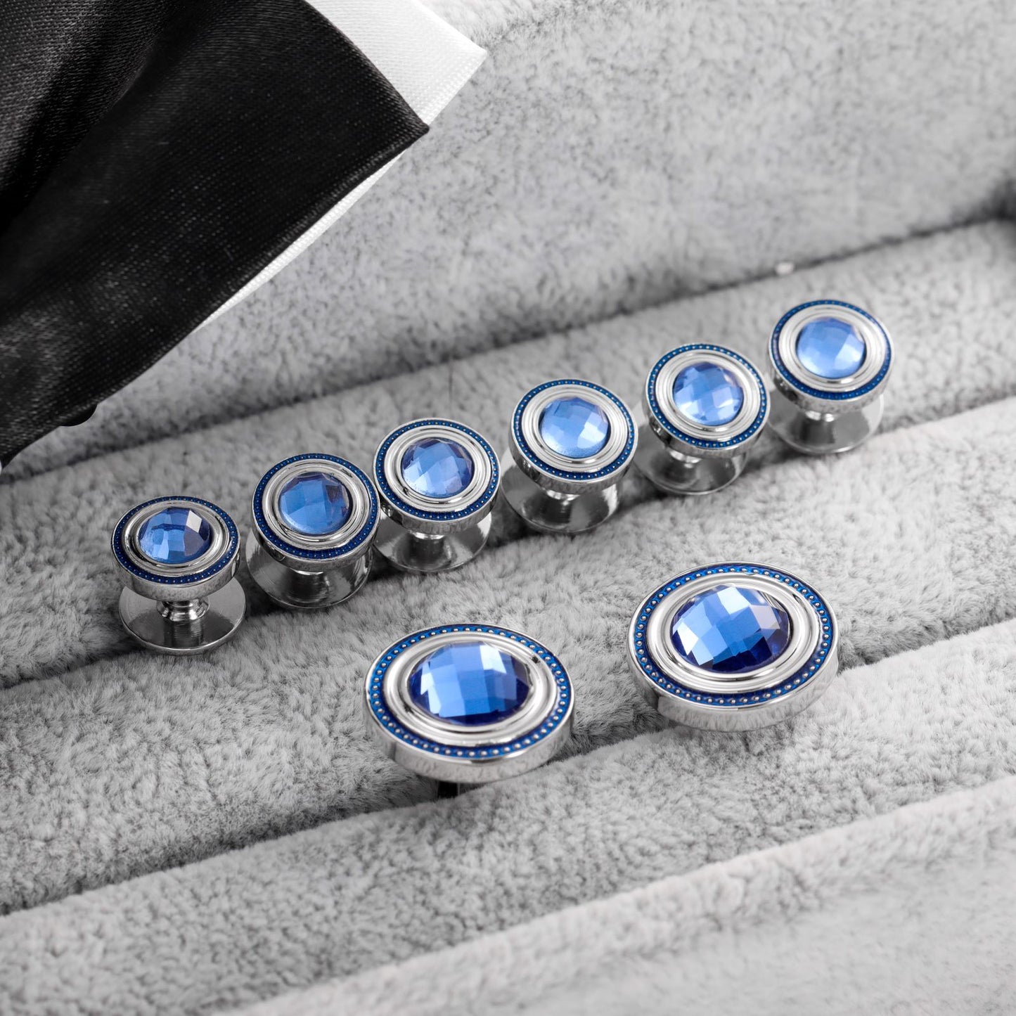 HAWOSN Cufflinks and Studs Set for Men