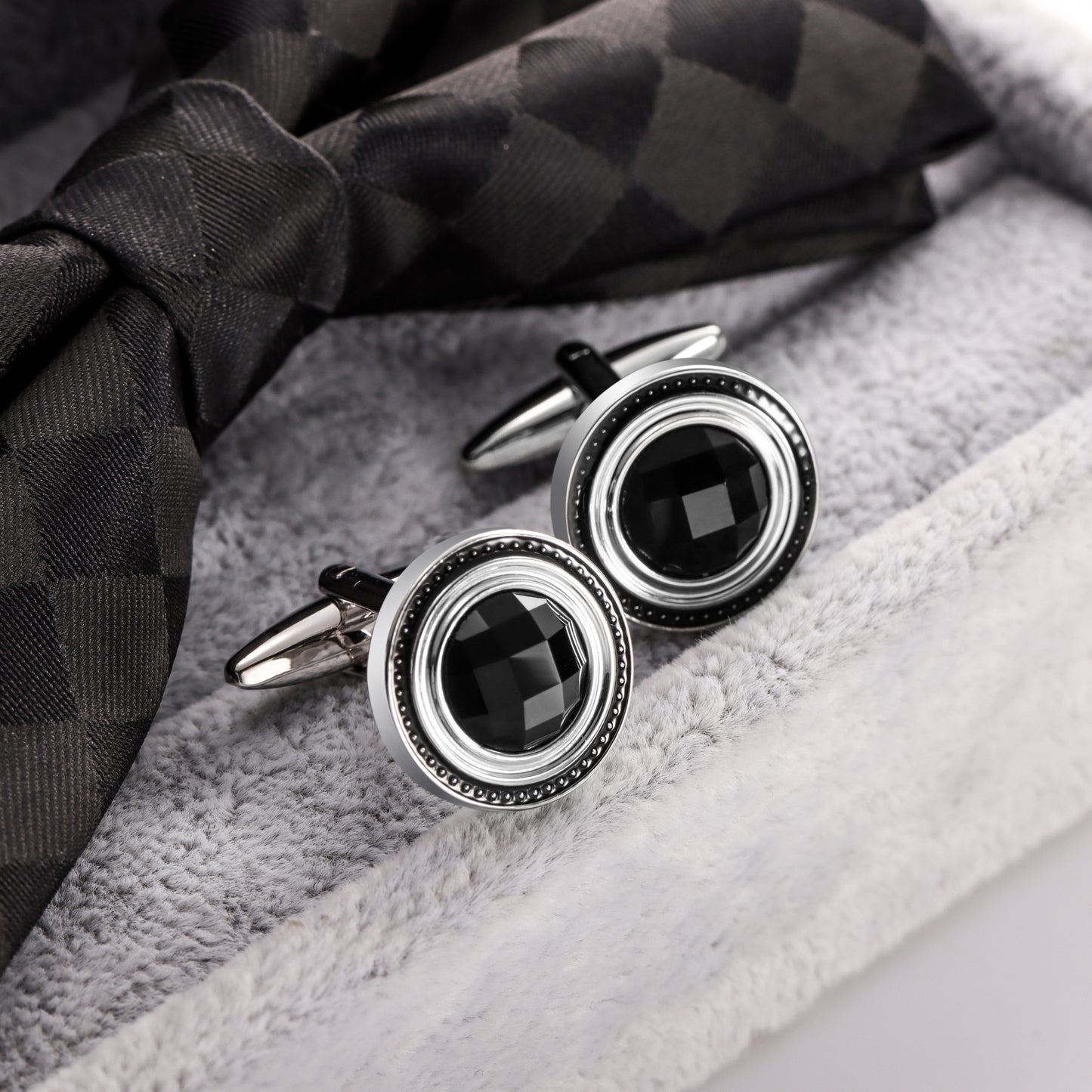 HAWOSN Cufflinks and Studs Set for Men