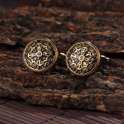 HAWSON Vintage Cufflinks and Studs Set for Men