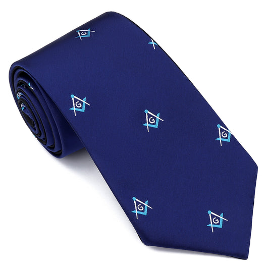 Freemason Masonic neckties for men ,Blue Masonic neckties Gifts for Men