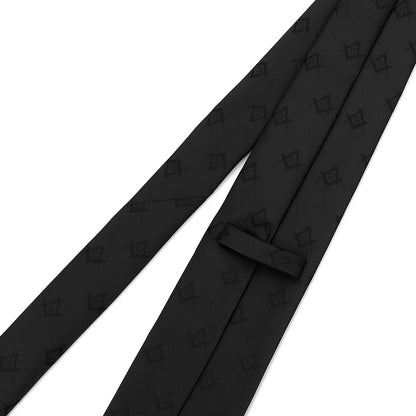 Freemason Masonic neckties for men ,Black Masonic neckties Gifts for Men