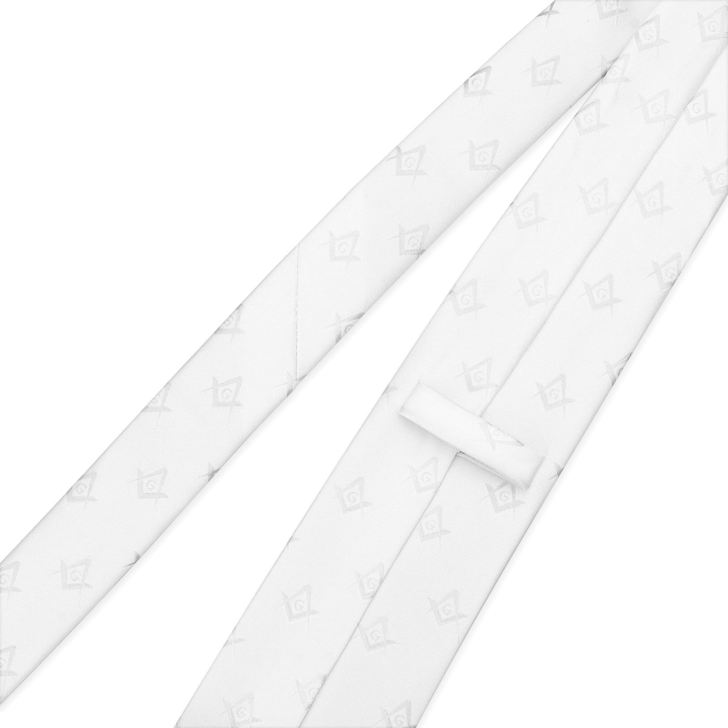 Freemason Masonic neckties for men ,White Masonic neckties Gifts for Men