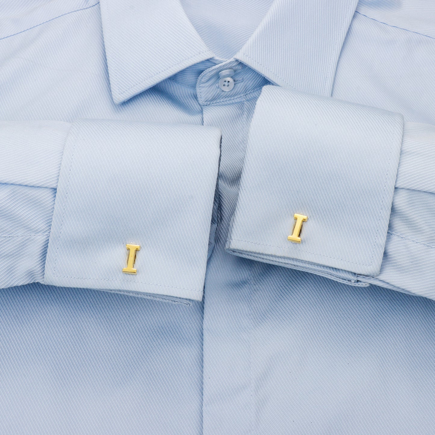 HAWSON Gold Tone Initial Cufflinks for Men