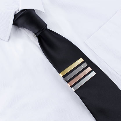 HAWSON 2 Inch Initial Tie Clip for Men