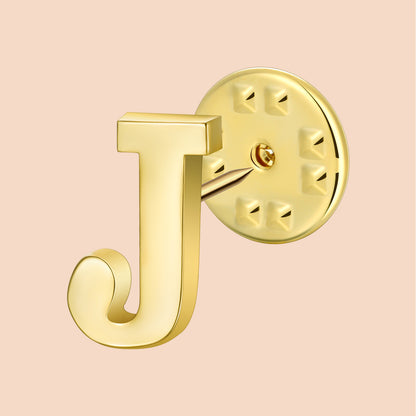 HAWSON Gold Color Initial Lapel Pin for Men