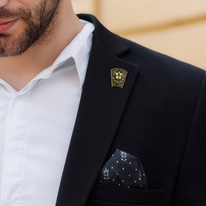 Freemason Masonic Brooch Let There Be Light Lapel Pin for Men