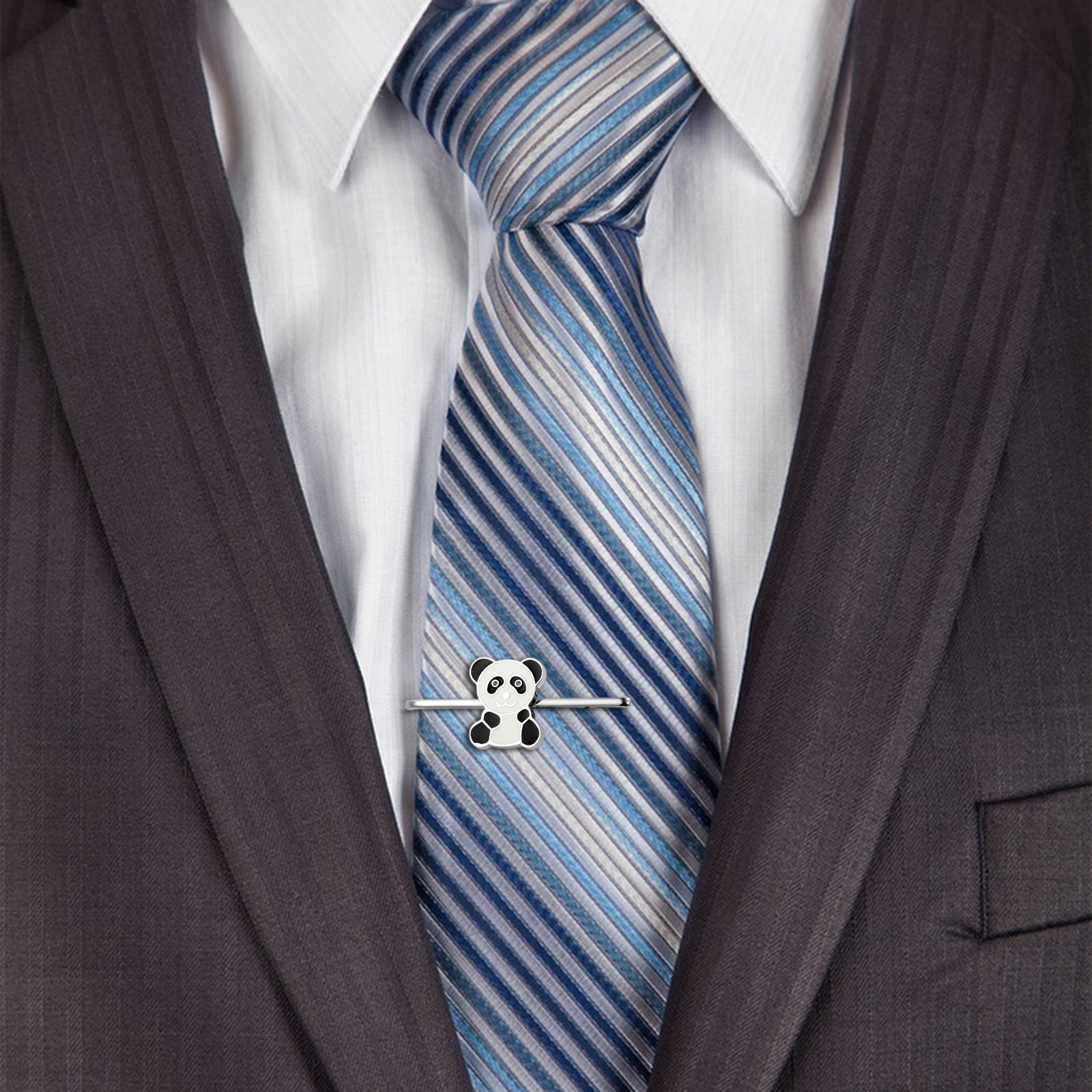 Panda Tie Clip for Upper Body Wear