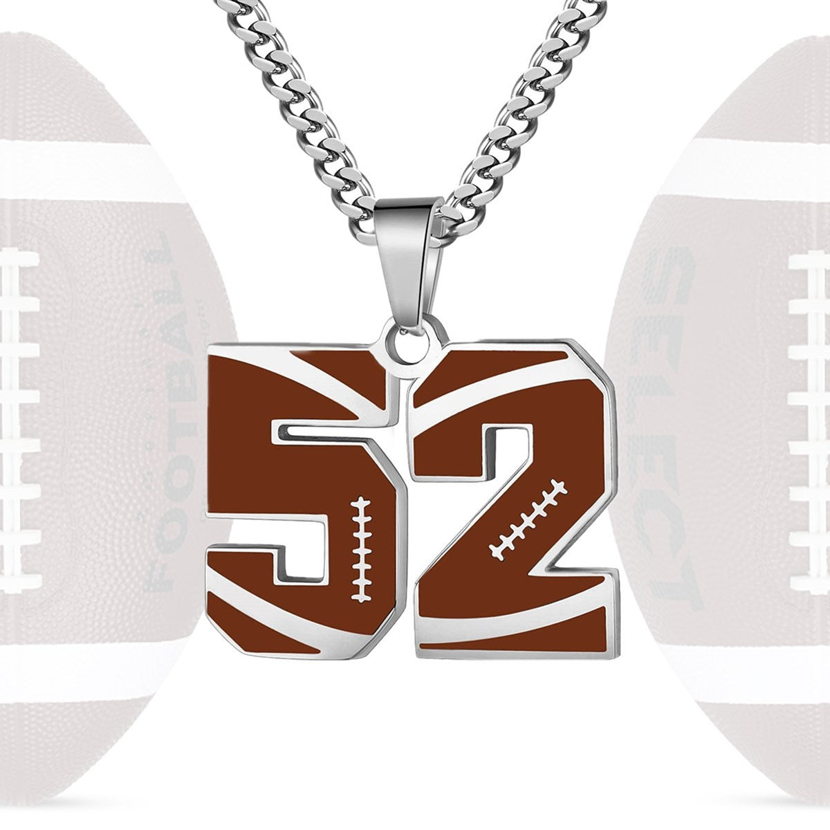 Personalized Baseball Number Necklace 0–99 | HAWSON