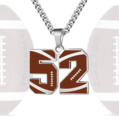 Personalized Baseball Number Necklace 0–99 | HAWSON