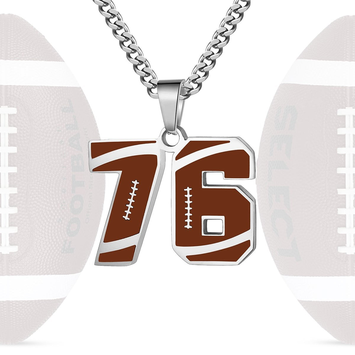 Personalized Baseball Number Necklace 0–99 | HAWSON