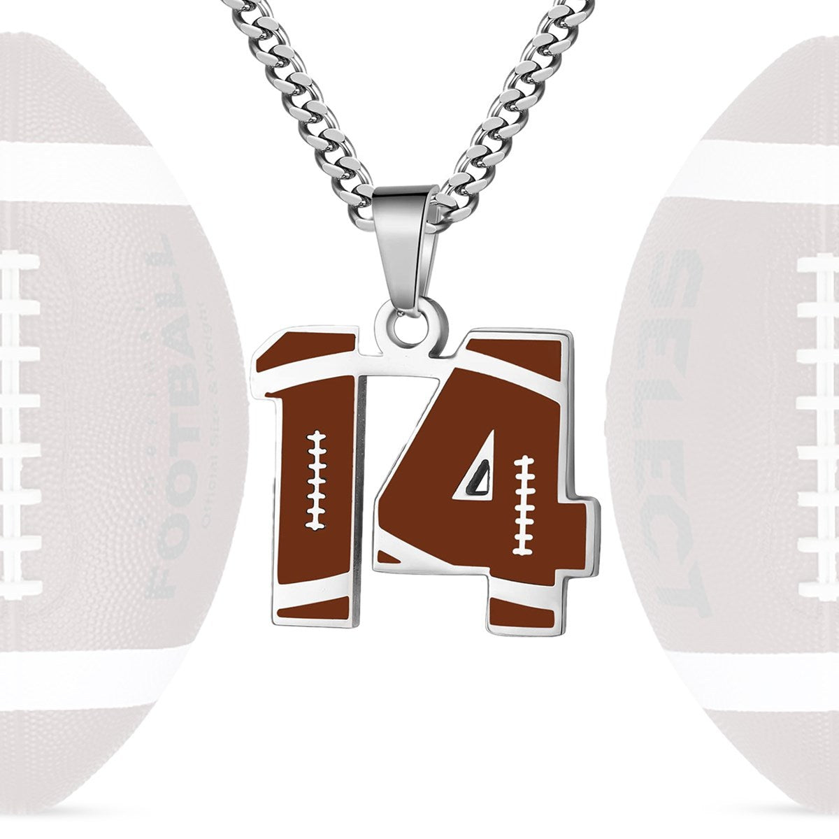 Personalized Baseball Number Necklace 0–99 | HAWSON