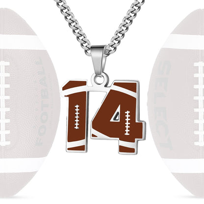 Personalized Baseball Number Necklace 0–99 | HAWSON