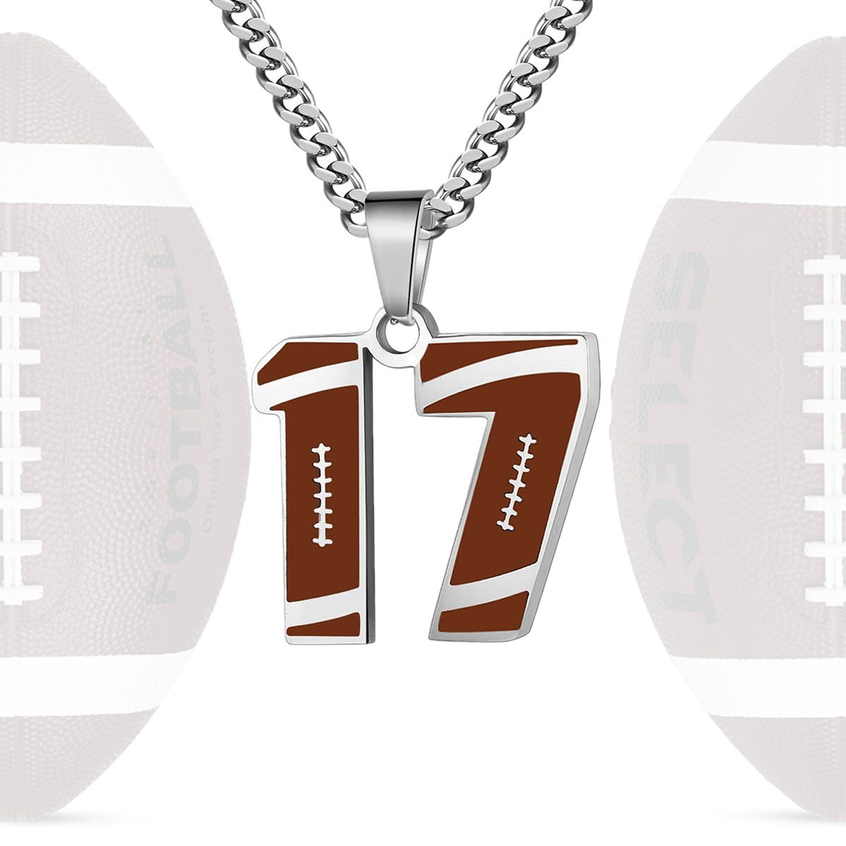 Personalized Baseball Number Necklace 0–99 | HAWSON