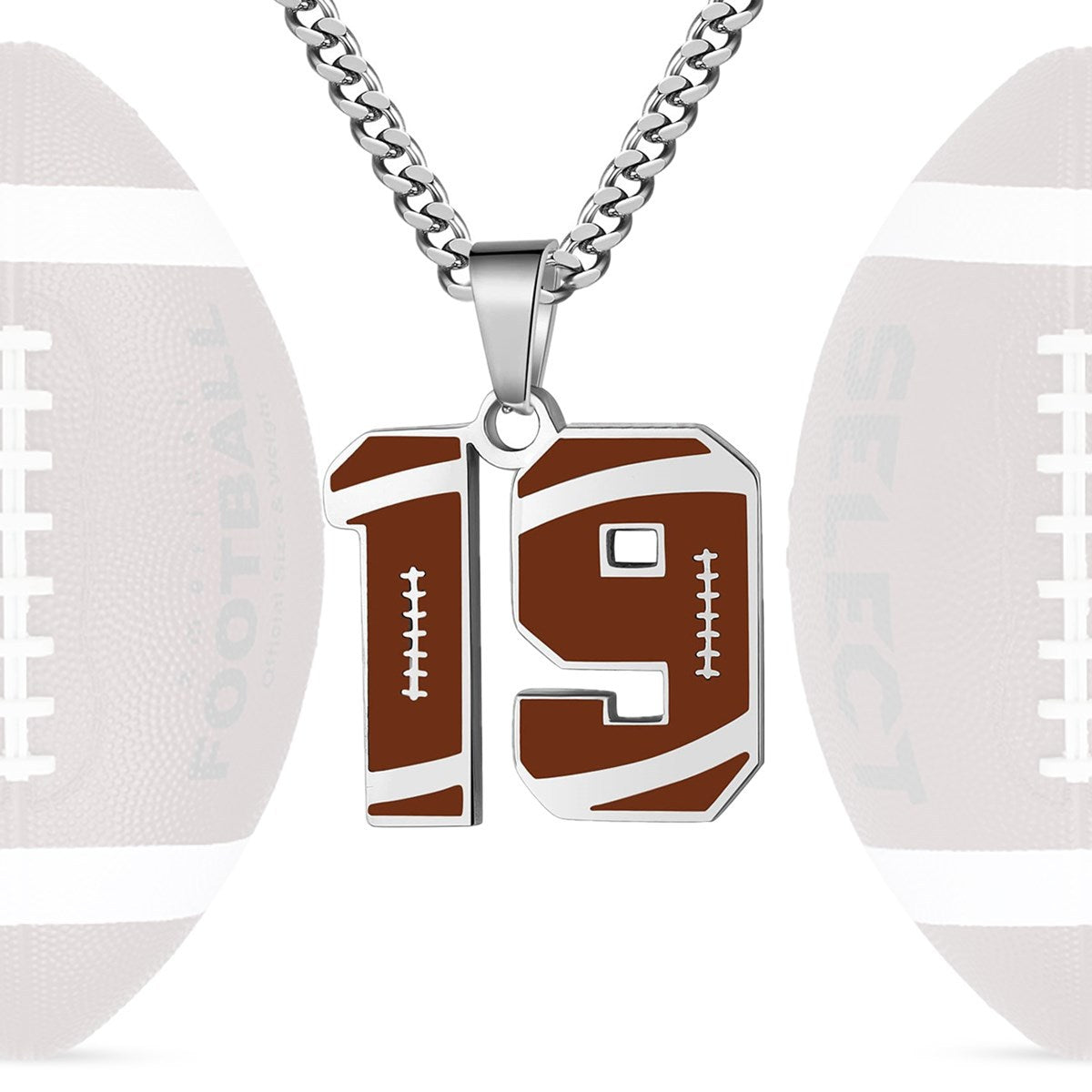Personalized Baseball Number Necklace 0–99 | HAWSON