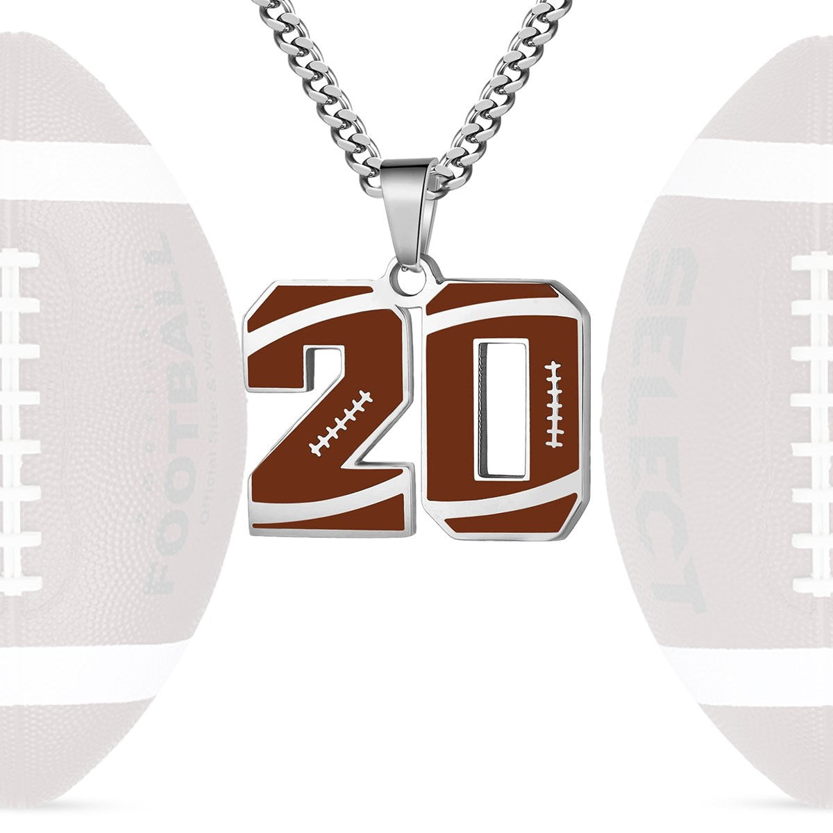 Personalized Baseball Number Necklace 0–99 | HAWSON