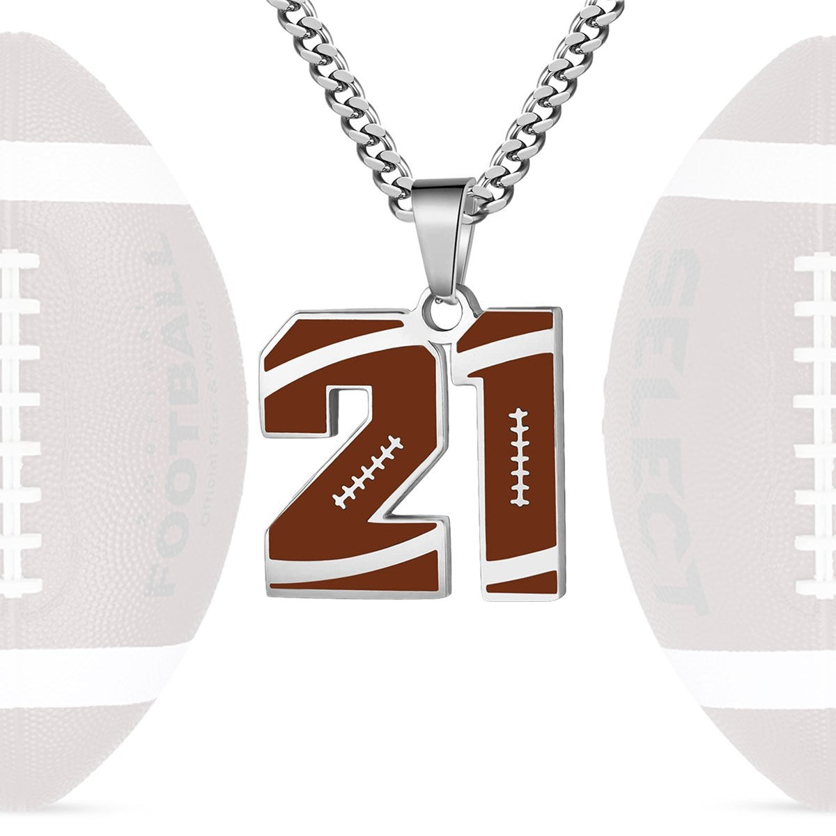 Personalized Baseball Number Necklace 0–99 | HAWSON
