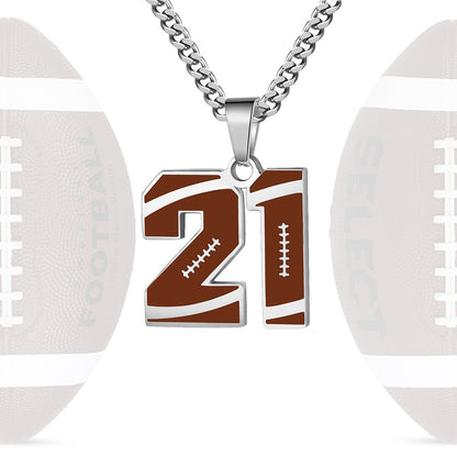 Personalized Baseball Number Necklace 0–99 | HAWSON
