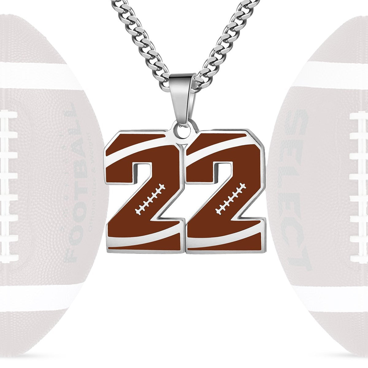 Personalized Baseball Number Necklace 0–99 | HAWSON