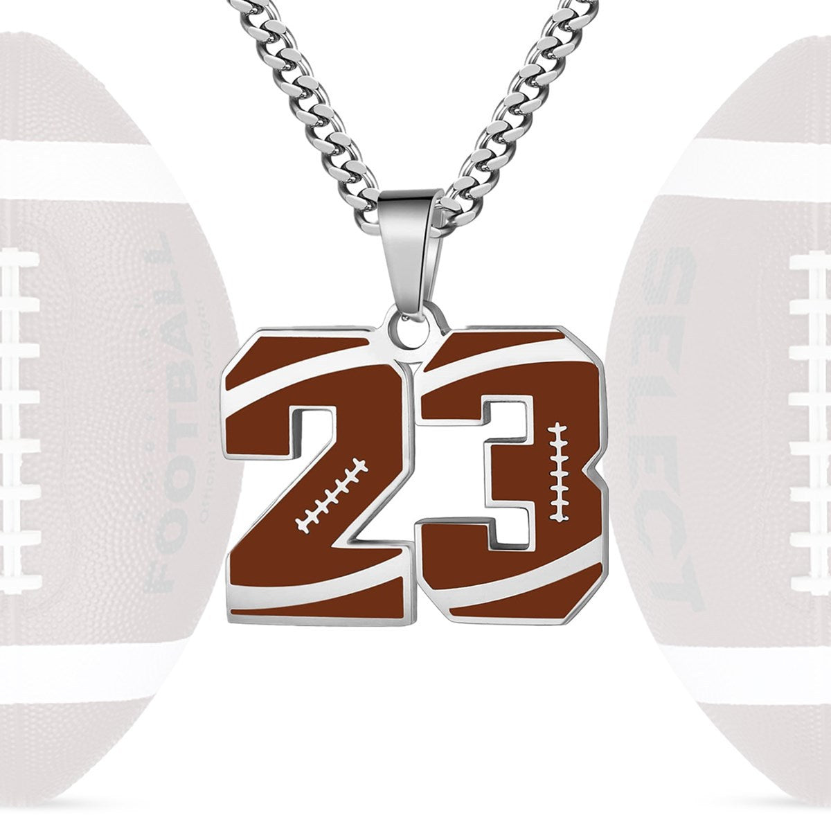 Personalized Baseball Number Necklace 0–99 | HAWSON