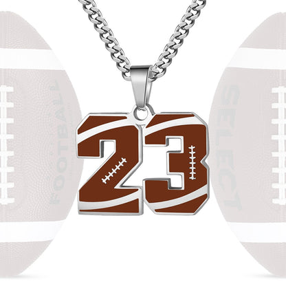 Personalized Baseball Number Necklace 0–99 | HAWSON