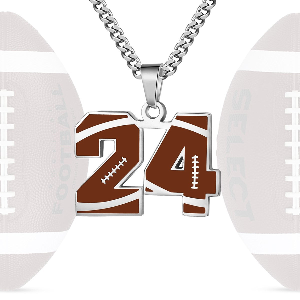 Personalized Baseball Number Necklace 0–99 | HAWSON