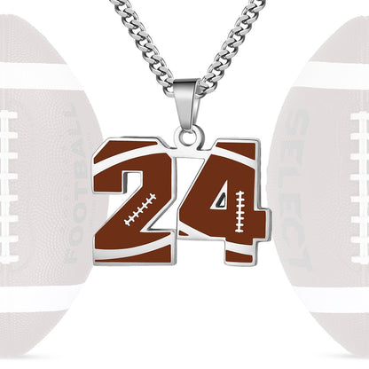 Personalized Baseball Number Necklace 0–99 | HAWSON