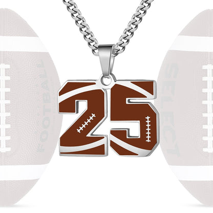 Personalized Baseball Number Necklace 0–99 | HAWSON