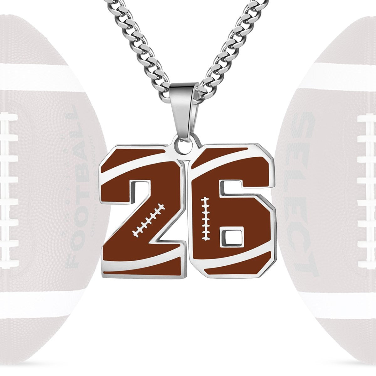 Personalized Baseball Number Necklace 0–99 | HAWSON