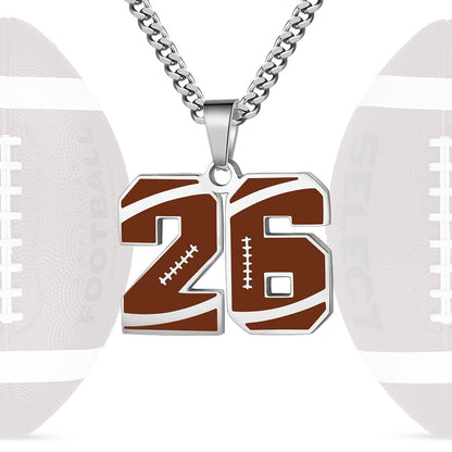 Personalized Baseball Number Necklace 0–99 | HAWSON