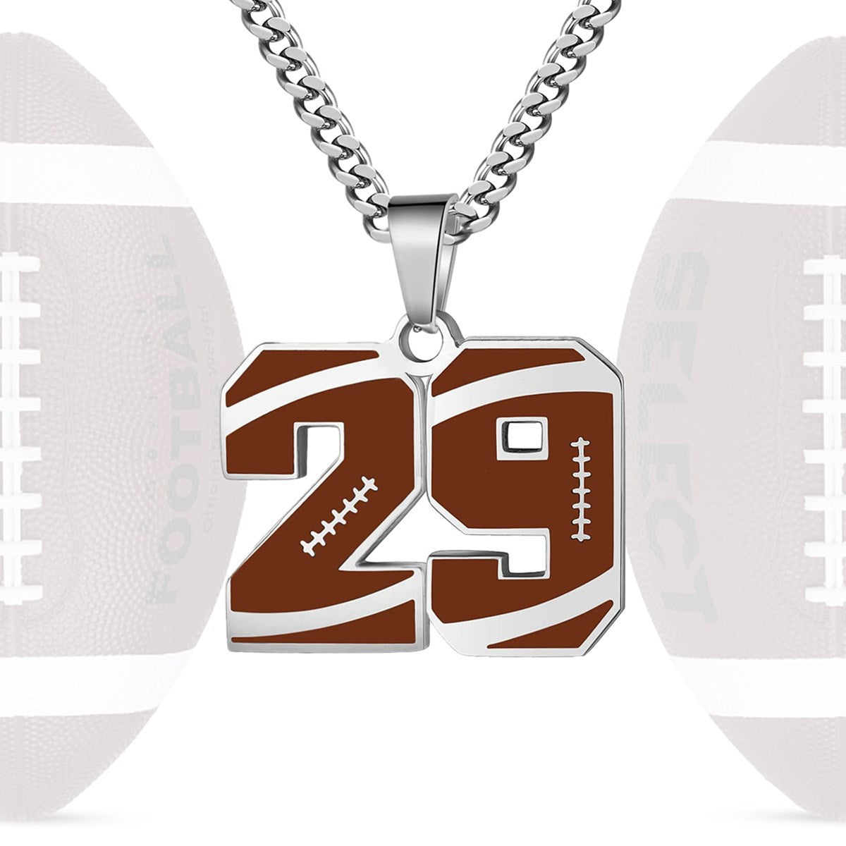 Personalized Baseball Number Necklace 0–99 | HAWSON