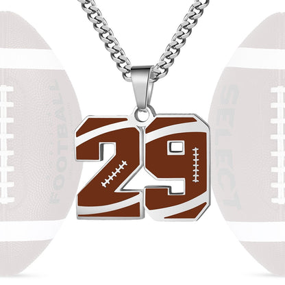 Personalized Baseball Number Necklace 0–99 | HAWSON