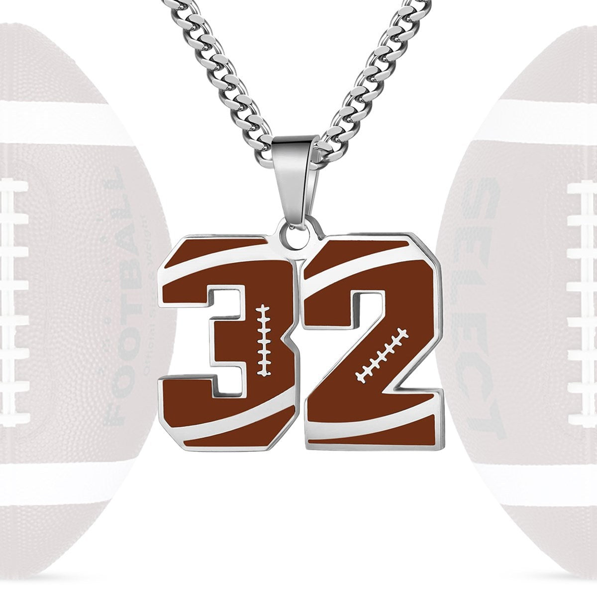 Personalized Baseball Number Necklace 0–99 | HAWSON