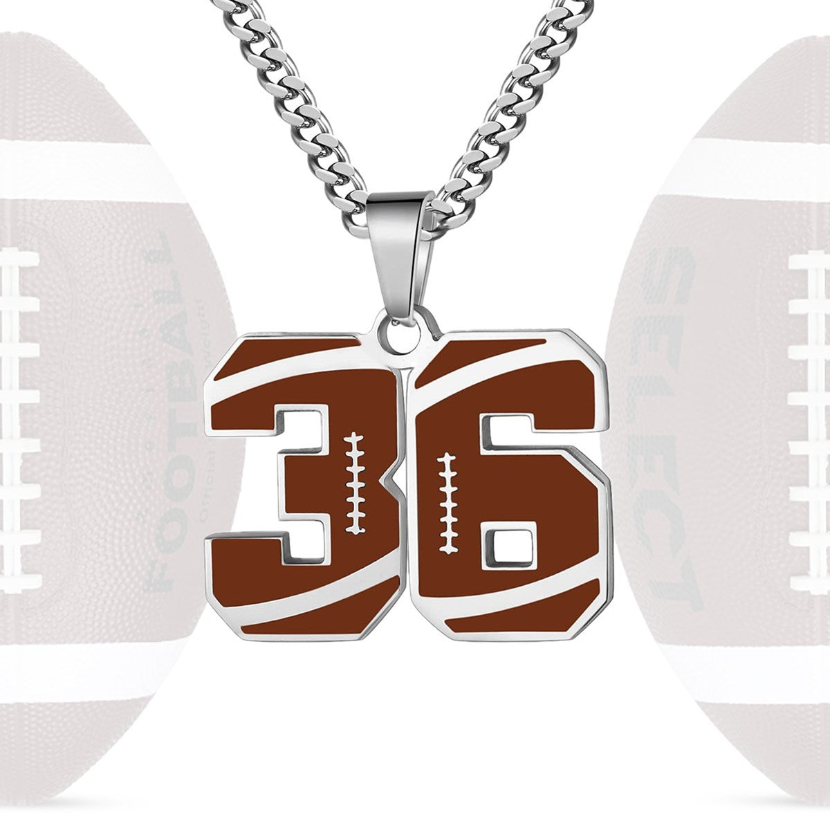 Personalized Baseball Number Necklace 0–99 | HAWSON