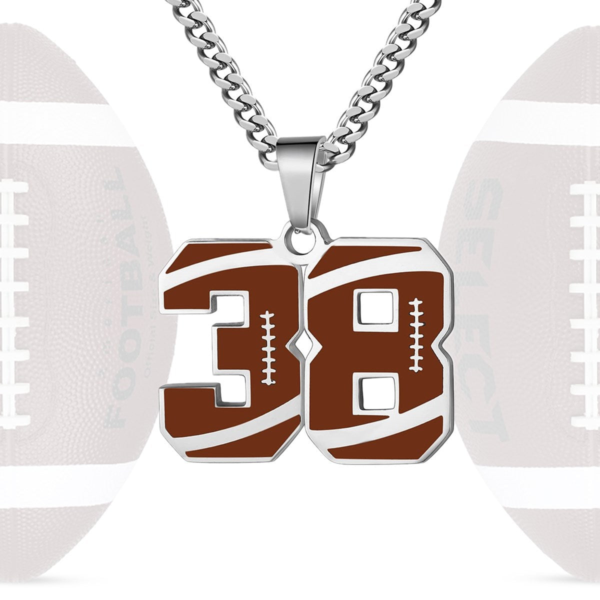 Personalized Baseball Number Necklace 0–99 | HAWSON