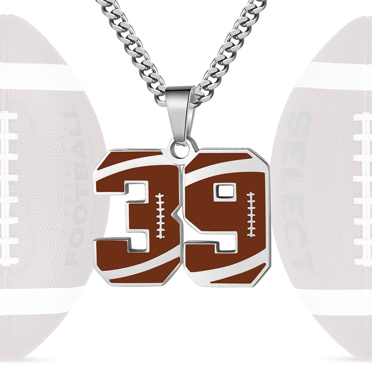 Personalized Baseball Number Necklace 0–99 | HAWSON