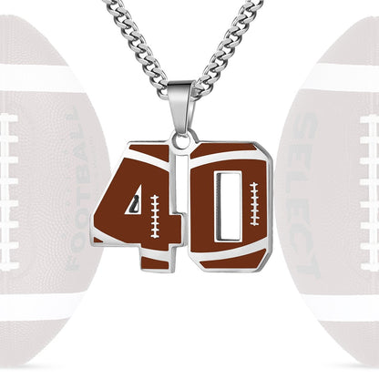 Personalized Baseball Number Necklace 0–99 | HAWSON